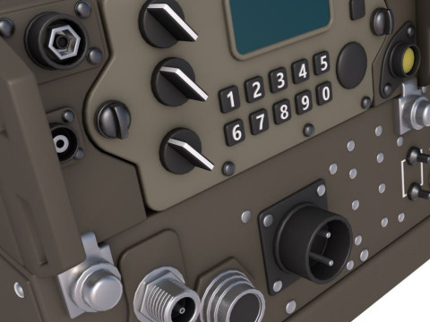 Tactical Radio Modello 3D