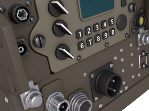 Tactical Radio 3D Model