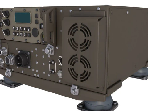 Tactical Radio 3D Model