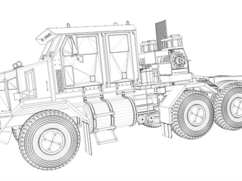 Derry Longhorn 4520 3D Модель