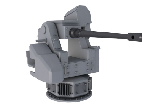 Deck Guns Collection 3D Model