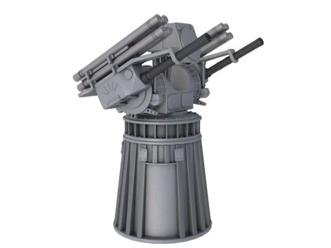 G&uuml;verte Silahları Koleksiyonu 3D Model