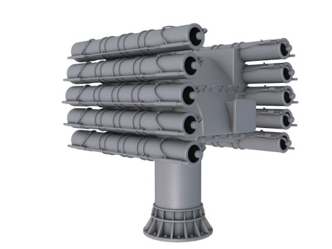 Deck Guns Collection 3D Model