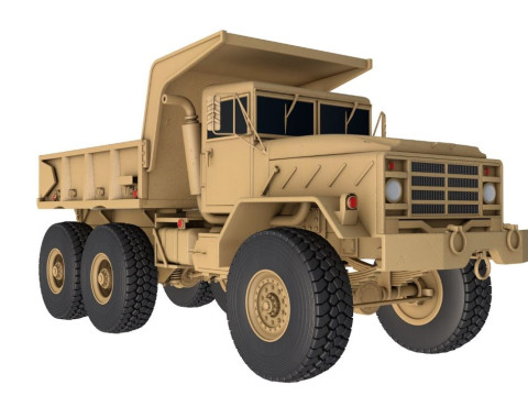 M929A2 All Wheel Drive Dump Truck 3D Model