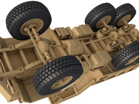 M929A2 All Wheel Drive Dump Truck 3D Model