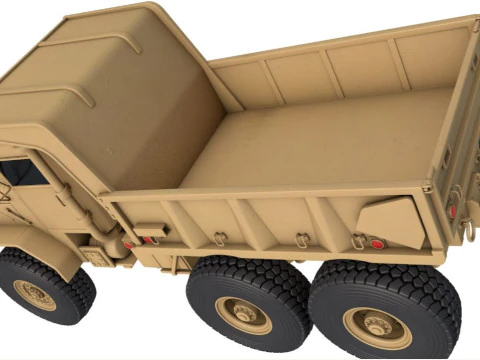 M929A2 All Wheel Drive Dump Truck 3D Model