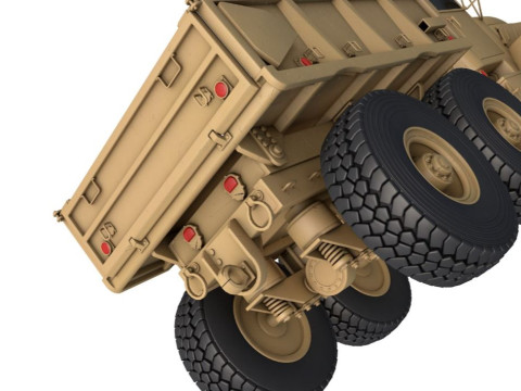 M929A2 All Wheel Drive Dump Truck 3D Model