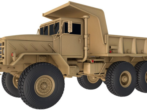 M929A2 All Wheel Drive Dump Truck 3D Model