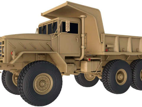 M929A2 All Wheel Drive Dump Truck 3D Model