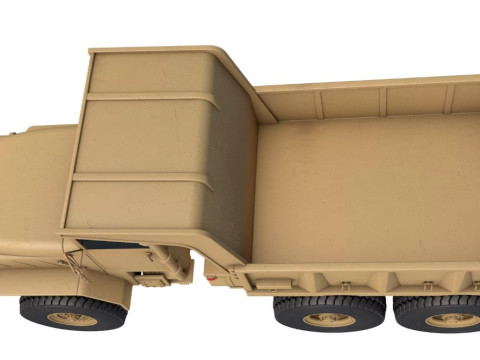 M929A2 All Wheel Drive Dump Truck 3D Model