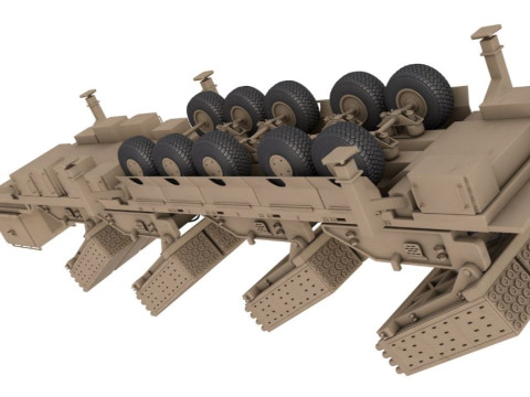 Jobaria Defense Systems Multiple Cradle Launcher 3D Модель