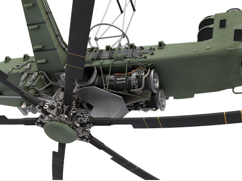 Heavy Lift Helicopter Sikorsky 3D Модель