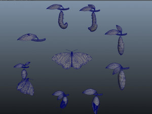 butterfly anatomy 3D-Modell