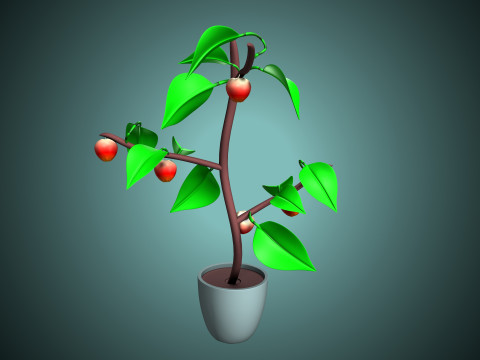 Apple plant Modelo 3D