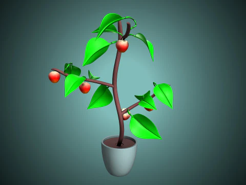 Яблоневый завод 3D Модель