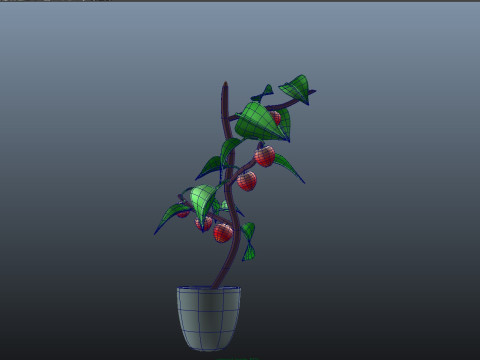 Apple plant 3D-Modell