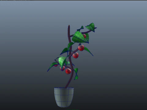 Pianta di mele Modello 3D