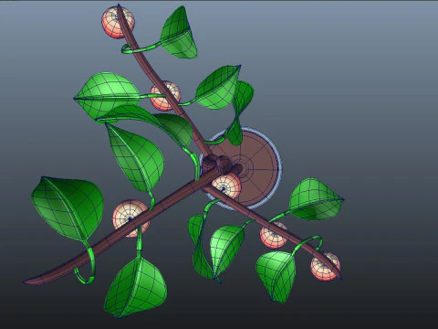 Pianta di mele Modello 3D