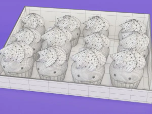 ケーキ 3Dモデル