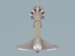 Стилизованный факел 3D Модель