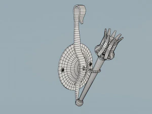 Стилизованный факел 3D Модель