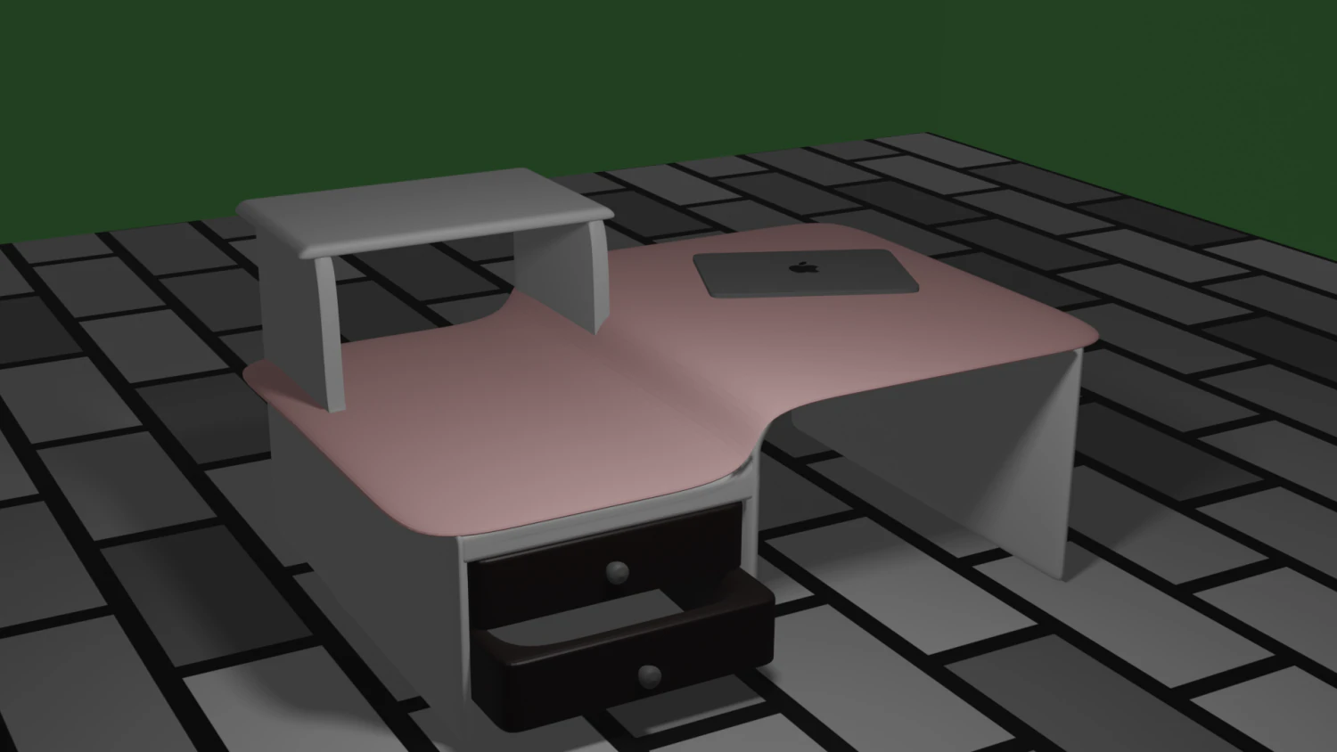 Desktop modular 3D Model .c4d .max .obj .3ds .fbx .stl .blend 