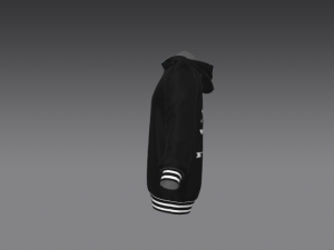 hoodie simulation cloth 3D Model