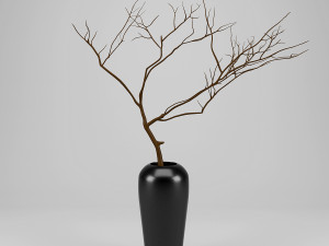 black vase Modelo 3D