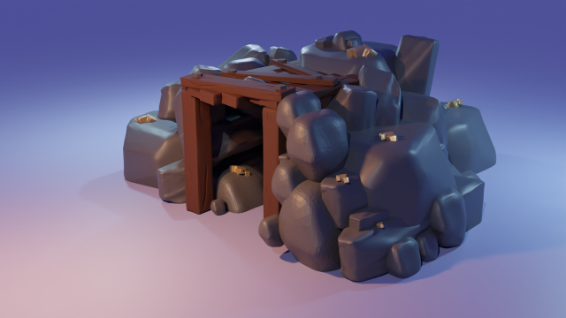 mine Modelo 3D .c4d .max .obj .3ds .fbx .stl .blend 