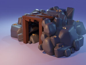 mine 3Dモデル