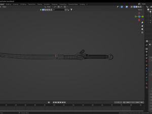 Cyber sword 3D Модель