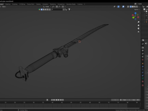 Cyber sword 3D Модель