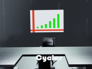 office with table and chairs low-poly 3D Model