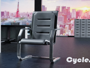 office with table and chairs low-poly 3D 模型