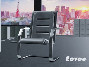 office with table and chairs low-poly 3D Model