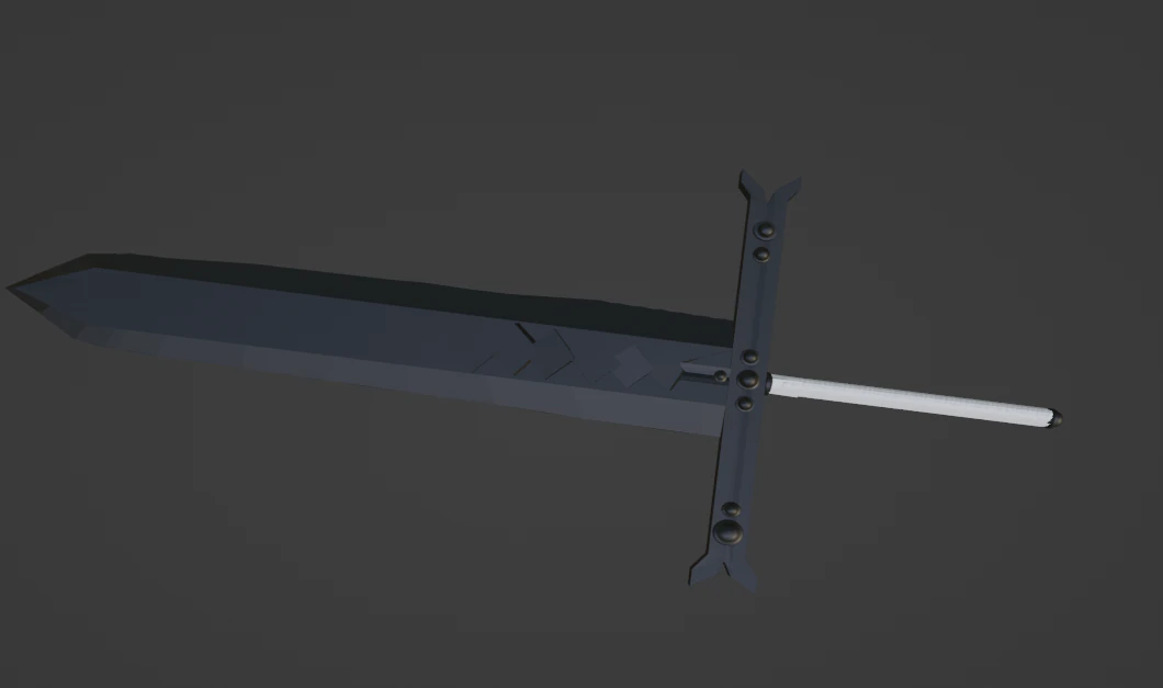 onepiece sword 3D Model .c4d .max .obj .3ds .fbx .stl .blend 