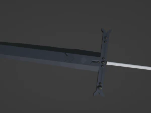 spada in un unico pezzo Modello 3D