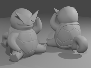 pokemon cool squirtle for 3d print Modelo de Impressão 3D