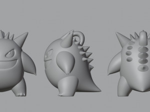 pokemon gengar pendant for 3d print Modelo de Impressão 3D