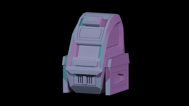 control panel 1 3D Модель .c4d .max .obj .3ds .fbx .stl .blend 