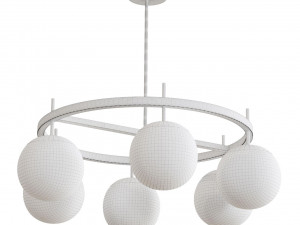 Alluria 6-Light Chandelier 3D Model