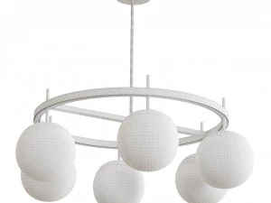 Alluria 6-Light Chandelier 3D Model