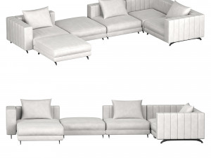 Berlin Modular Sectional 3D Модель