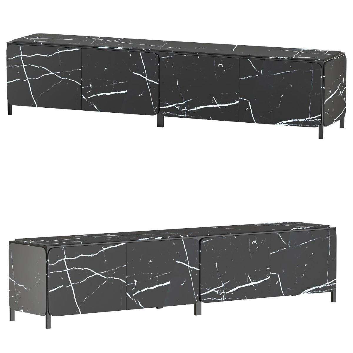 Bonaldo Frame k sideboard 3D Model .c4d .max .obj .3ds .fbx .stl .blend 