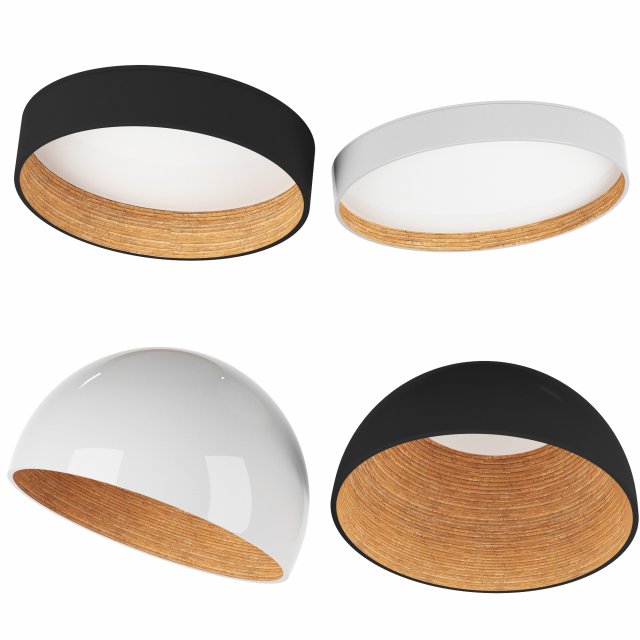 Ceiling lamp OKTAVA by Romatti 3D 모델 .c4d .max .obj .3ds .fbx .stl .blend 