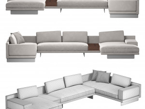 Dresden Modular Sectional 3Dモデル