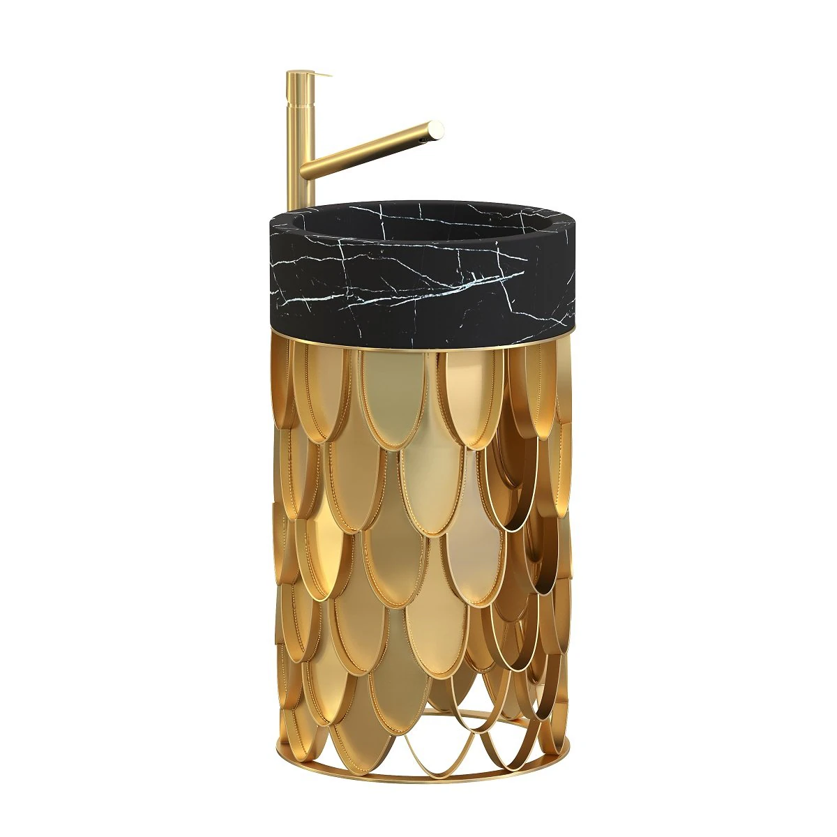 FREGADERO DE PEDESTAL KOI Modelo 3D .c4d .max .obj .3ds .fbx .stl .blend