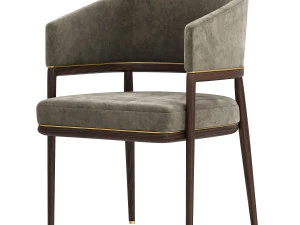 マークダイニングチェア 3Dモデル