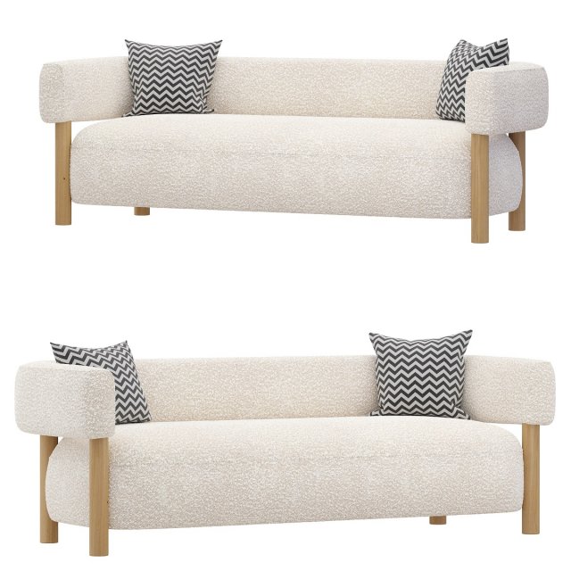 N-S03 sofa by Karimoku Case Study Modelo 3D .c4d .max .obj .3ds .fbx .stl .blend 