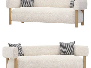 Divano N-S03 di Karimoku Case Study Modello 3D